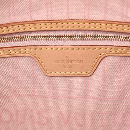Louis Vuitton Damier Azur Neo Neverfull MM Rose Ballerine 7 of 12