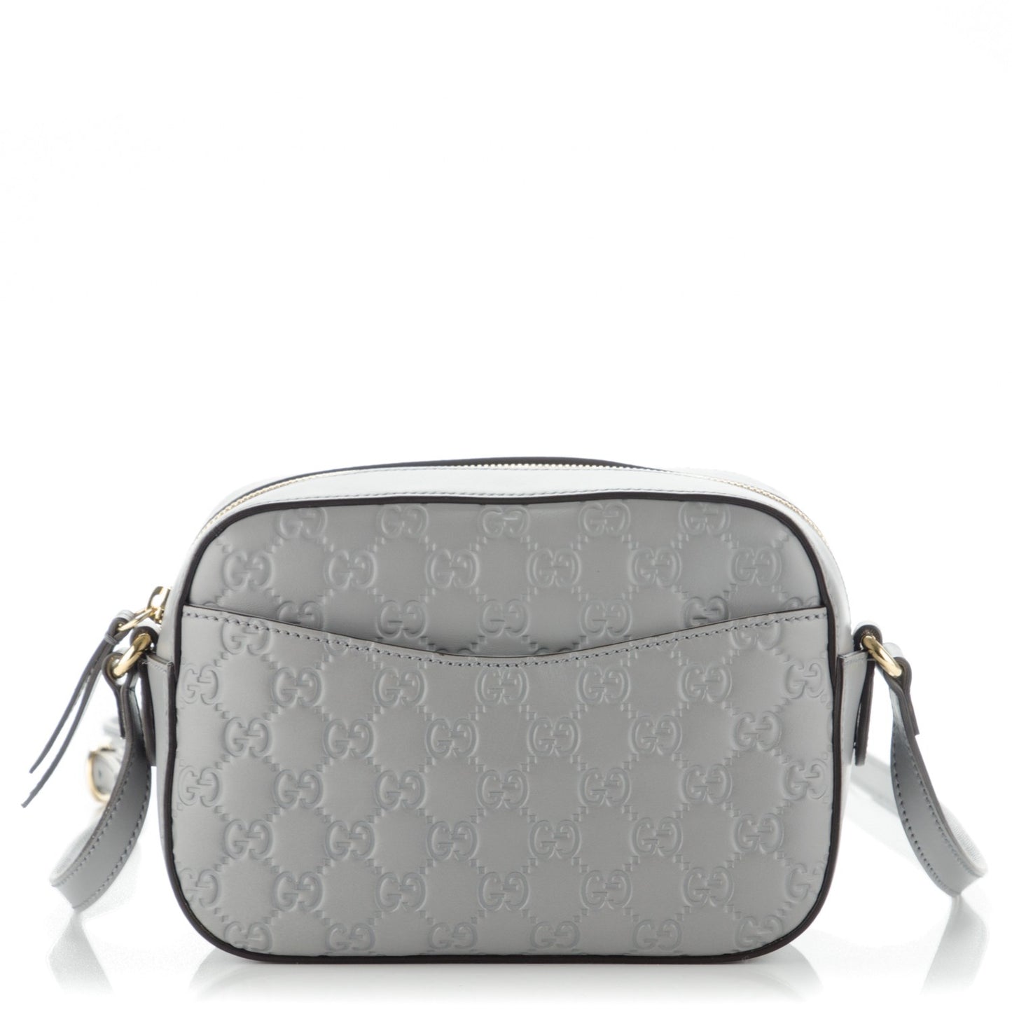 Guccissima Signature Small Camera Bag Deep Grey