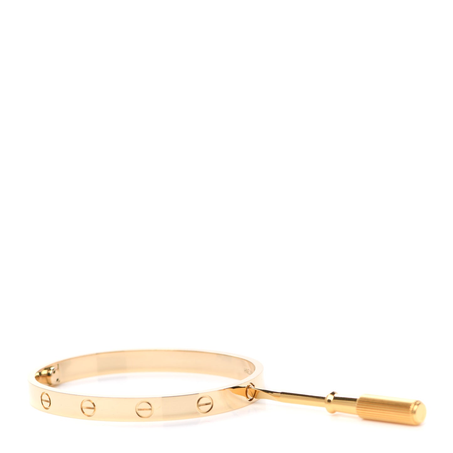 18K Yellow Gold LOVE Bracelet 17