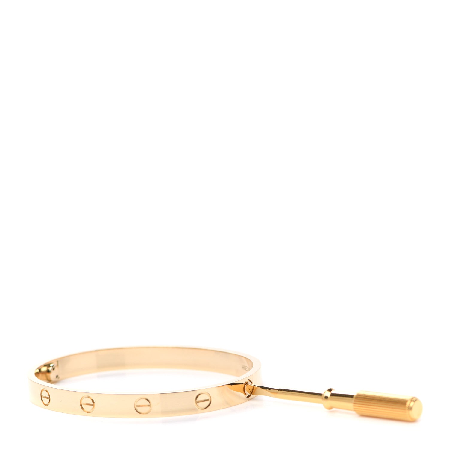 Cartier 18K Yellow Gold LOVE Bracelet 17 6 of 7