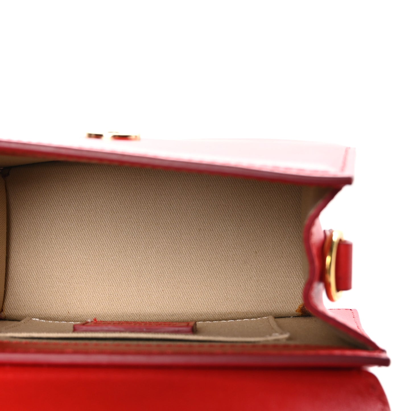 Smooth Calfskin Le Chiquito Moyen Red