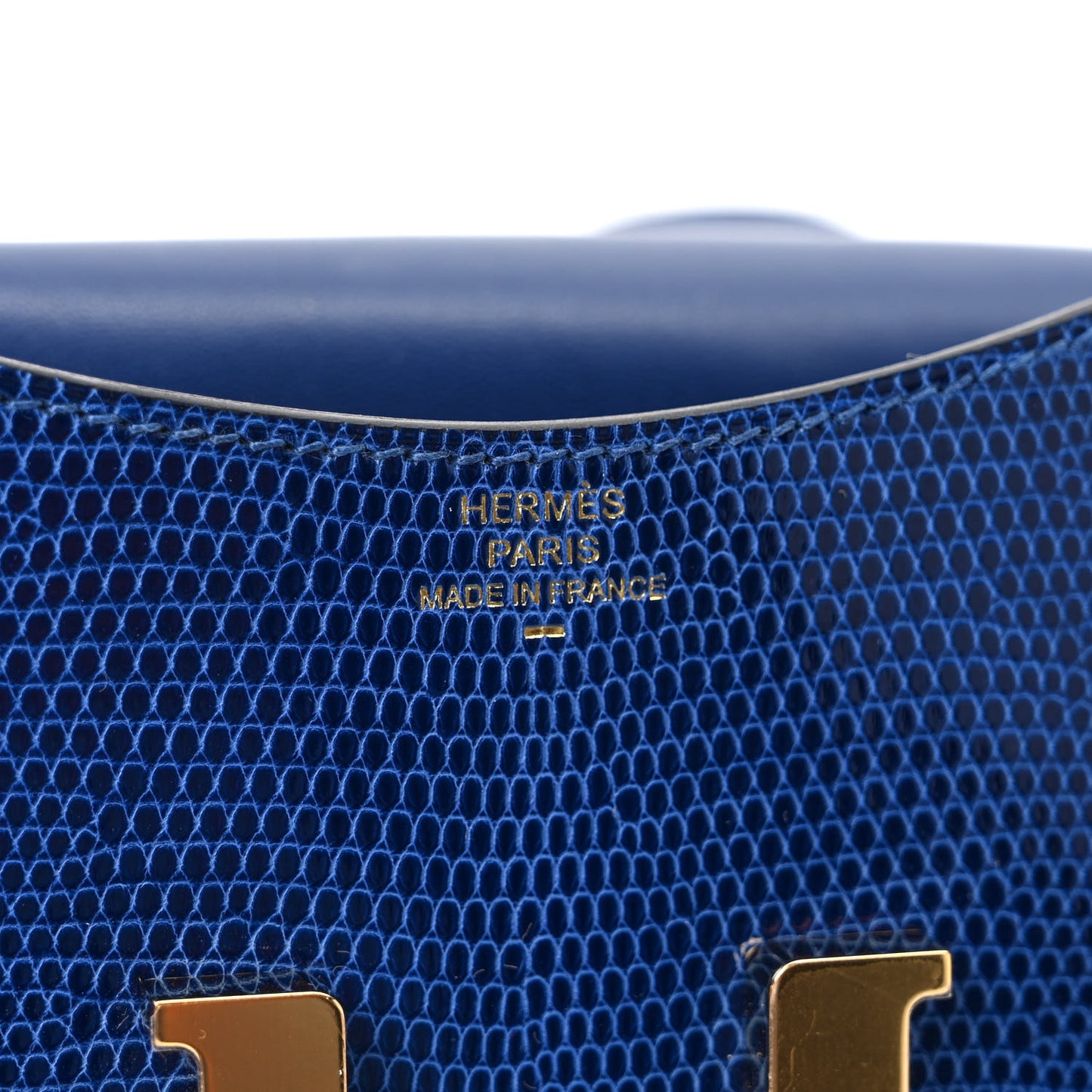 Lizard Constance Slim Wallet Bleu Saphir