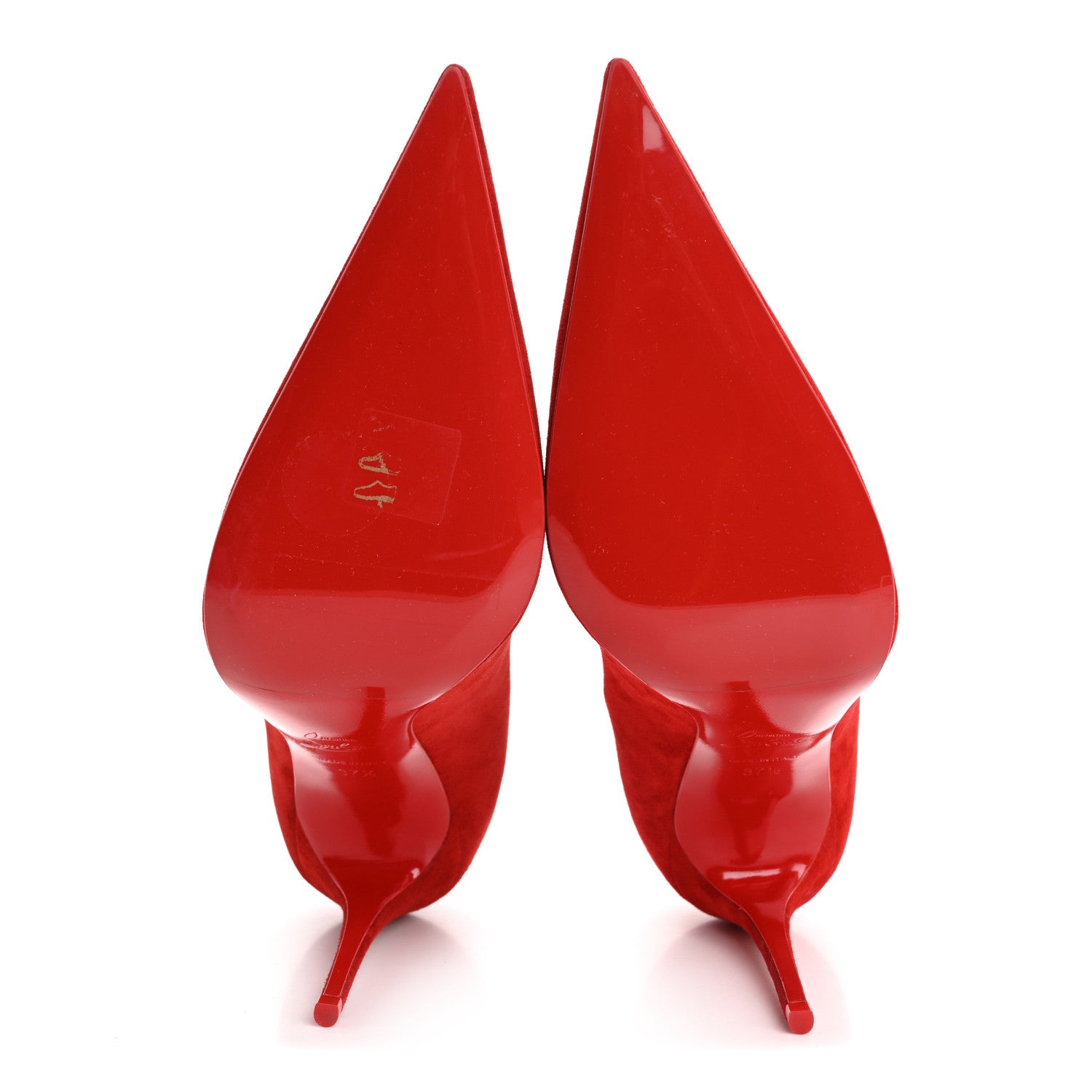 Christian Louboutin Veau Velours Kate Max 100 Pumps 37.5 Loubi 6 of 9