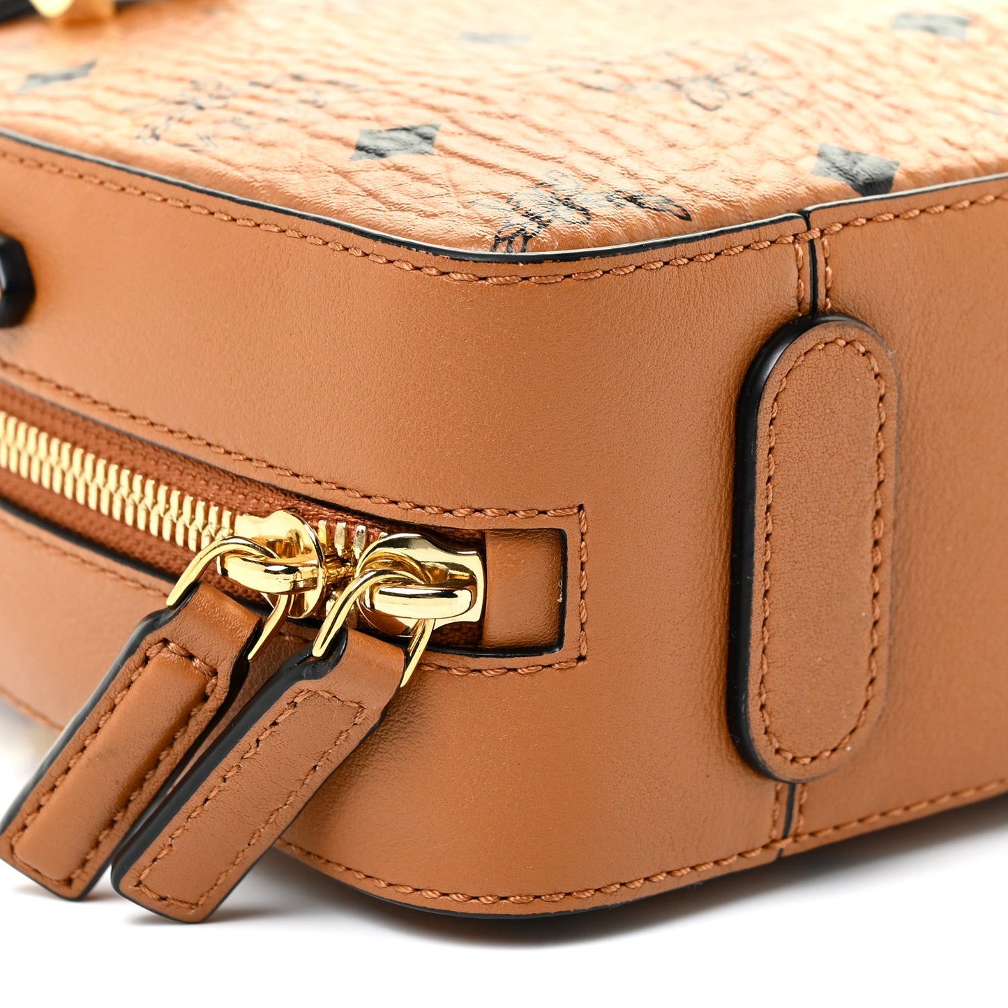 Visetos Essential Small Disco Tote Cognac