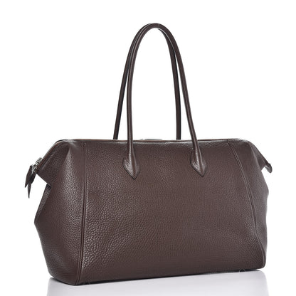 Hermes Taurillon Clemence Paris Bombay 37 Chocolate 3 of 12