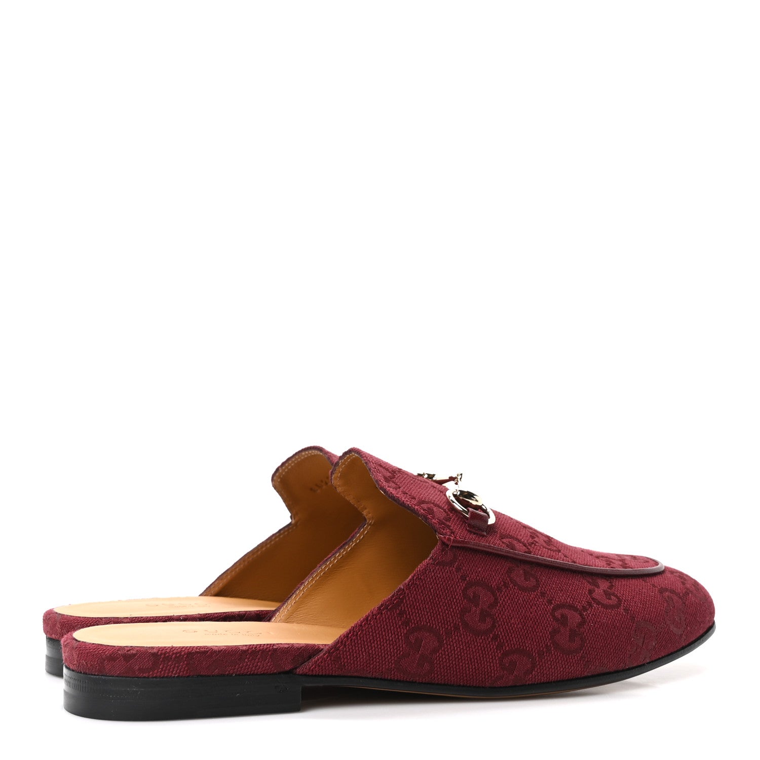 Gucci GG Monogram Canvas Womens Princetown Slippers 37.5 Ancora 5 of 10