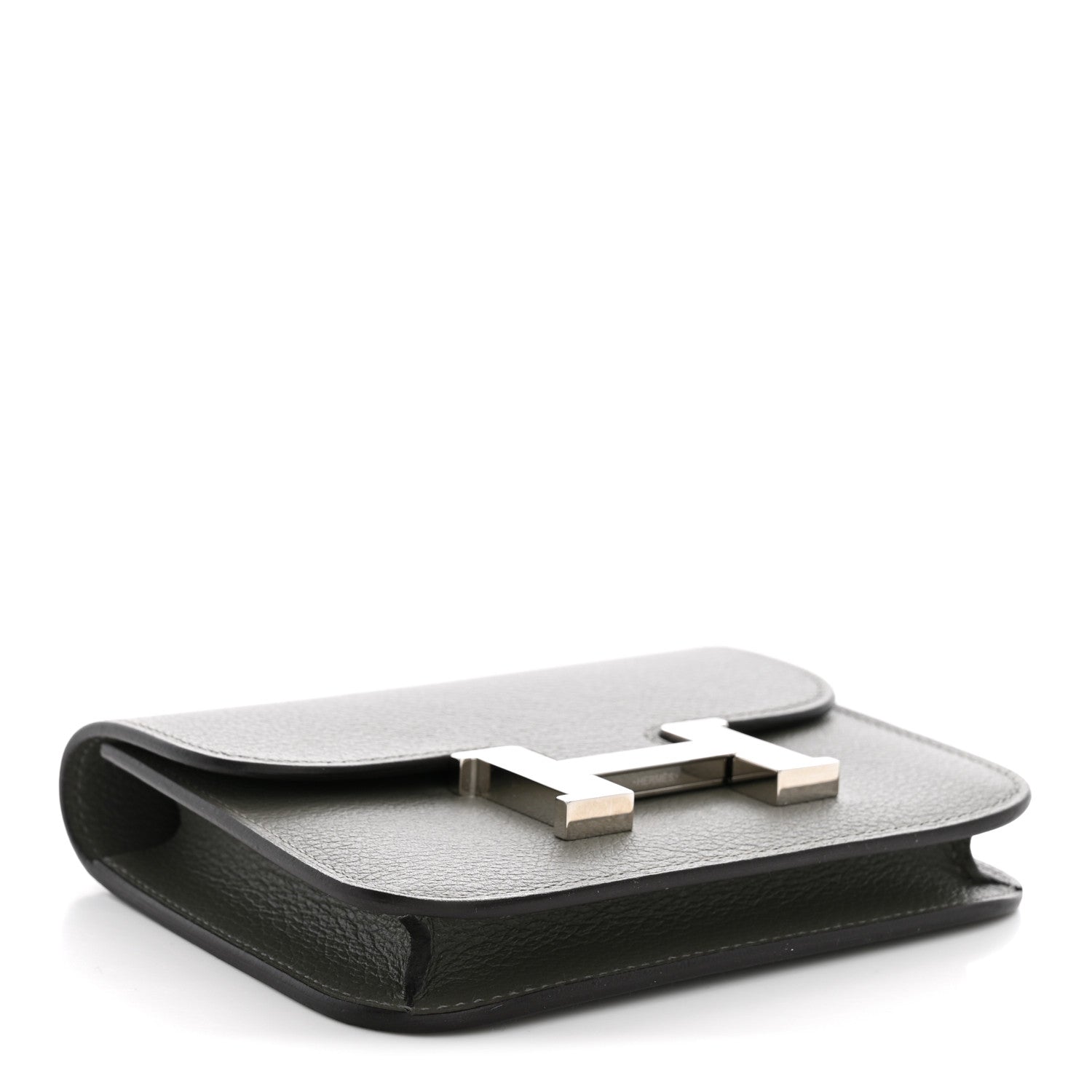 Hermes Evercolor Constance Slim Wallet Gris Meyer 5 of 8