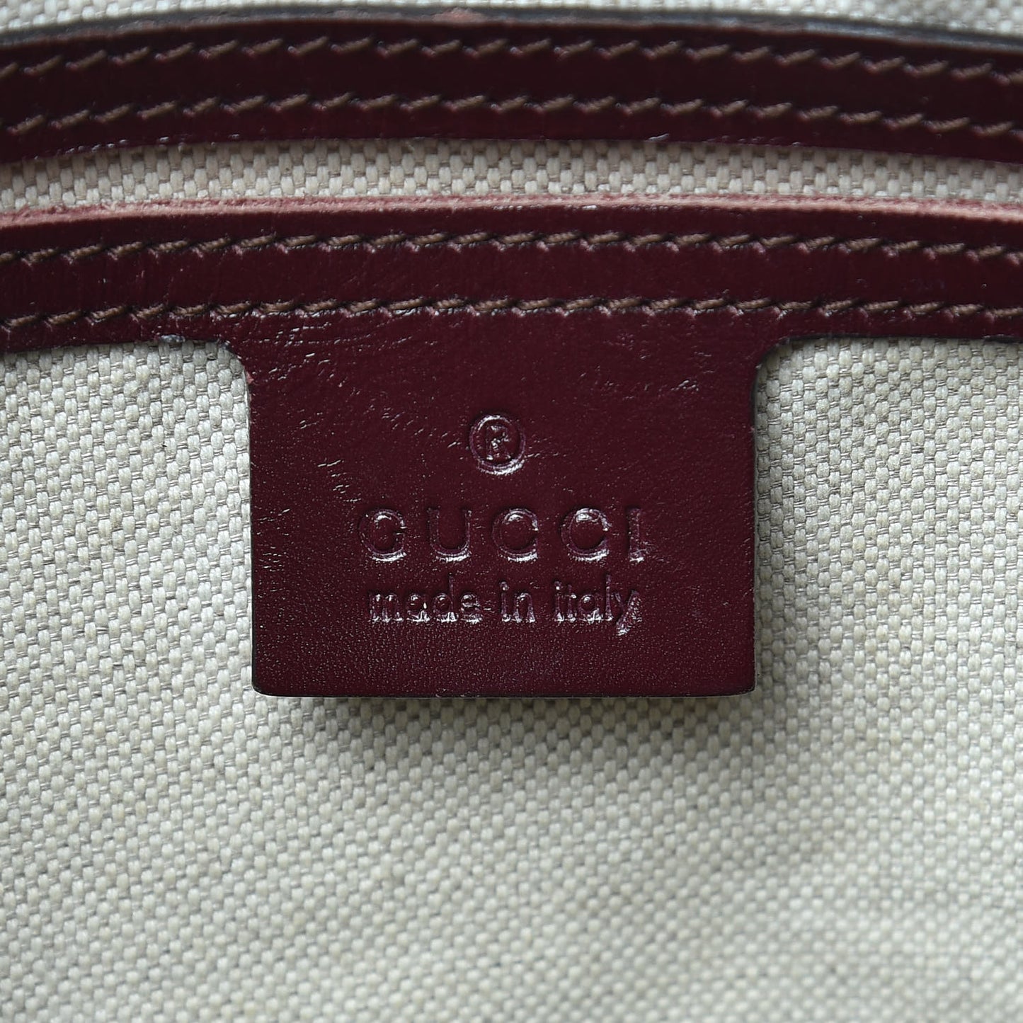 GG Plus Monogram Medium Joy Boston Bordeaux
