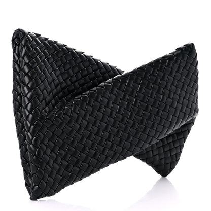 Bottega Veneta Nappa Intrecciato Crisscross Clutch Black 3 of 5