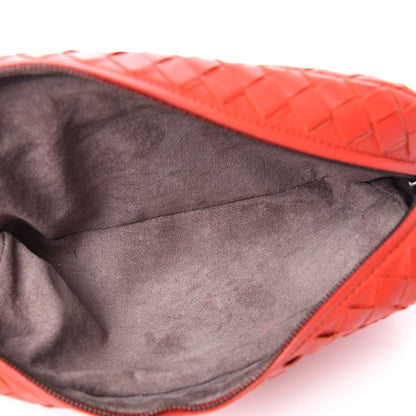 Bottega Veneta Nappa Intrecciato Chain Crossbody Red 6 of 11