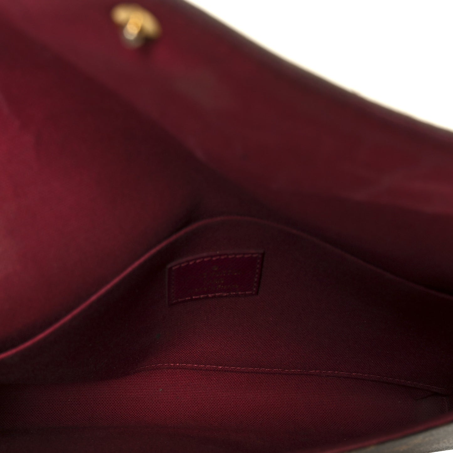 Monogram Pochette Felicie Chain Wallet Fuchsia