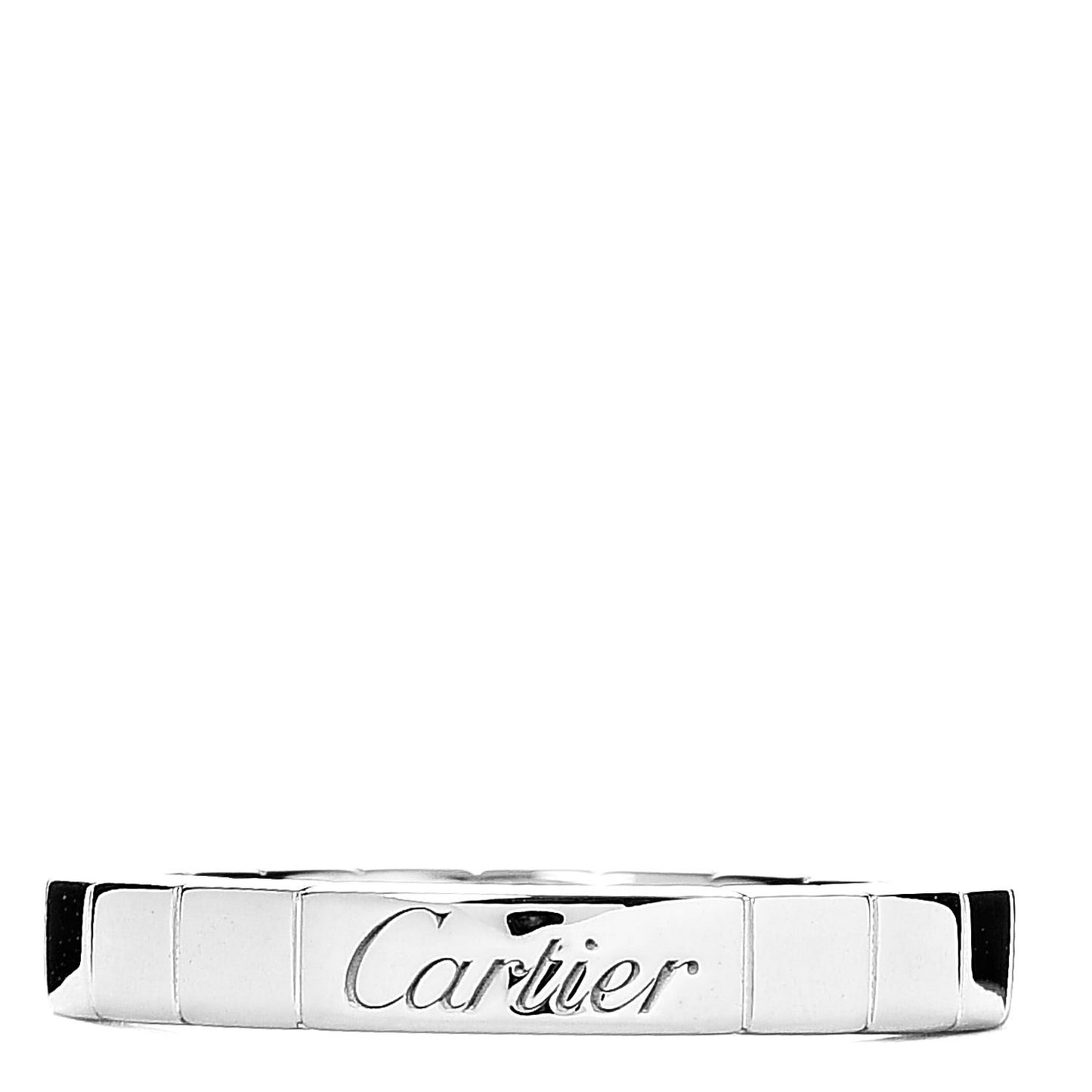18K White Gold Lanieres Ring 49 4.75