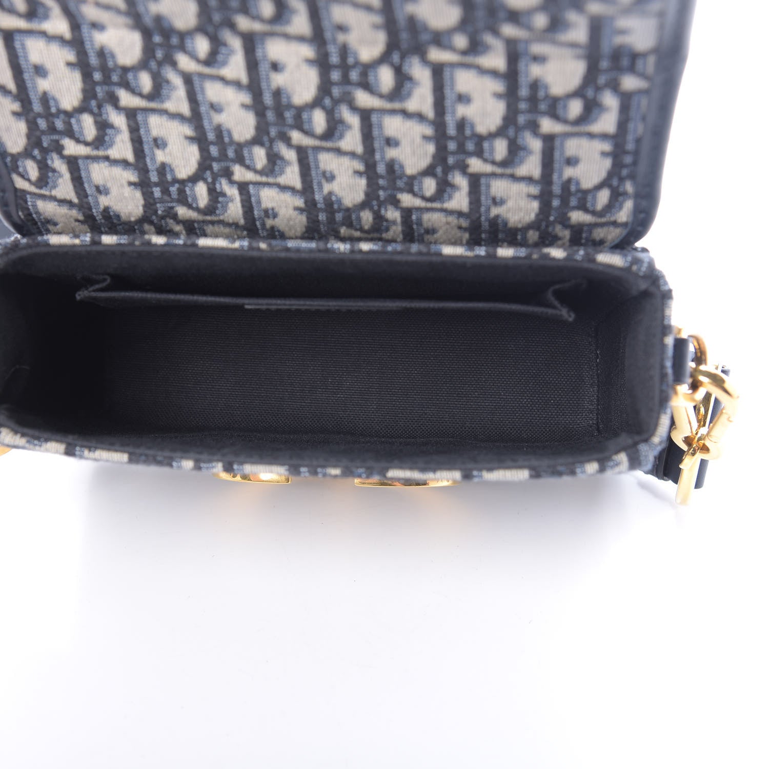 Christian Dior Oblique 30 Montaigne Box Bag Blue 5 of 10