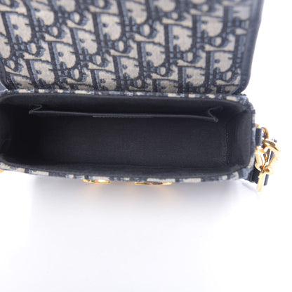 Christian Dior Oblique 30 Montaigne Box Bag Blue 5 of 10