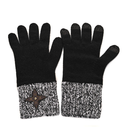 Louis Vuitton Wool Knit Galaxy LV Gloves Gris 1 of 4