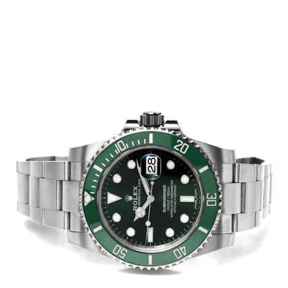 Rolex Stainless Steel 40mm Oyster Perpetual Submariner Date Hulk Watch Green 116610LV 2 of 5