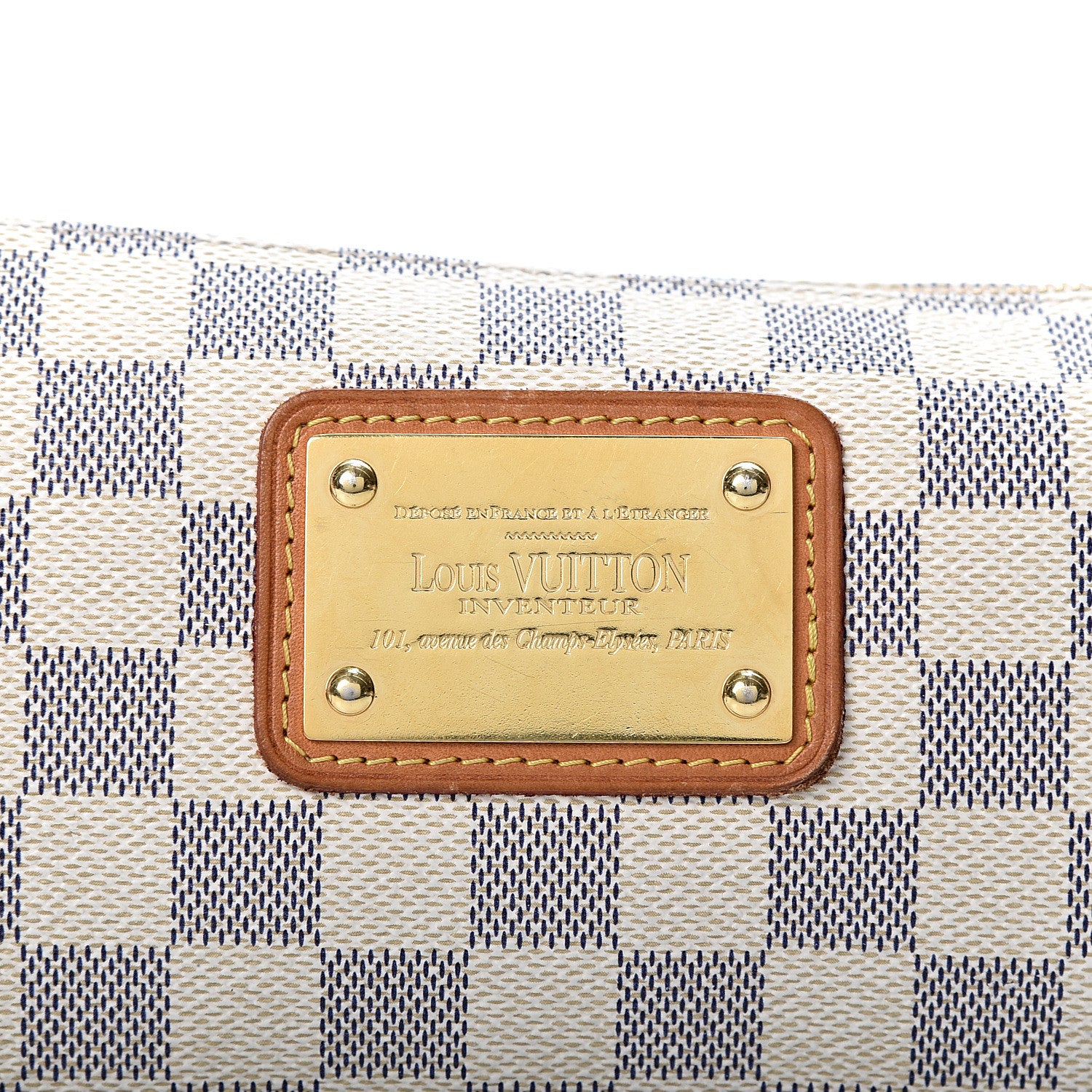 Louis Vuitton Damier Azur Eva Clutch 7 of 9