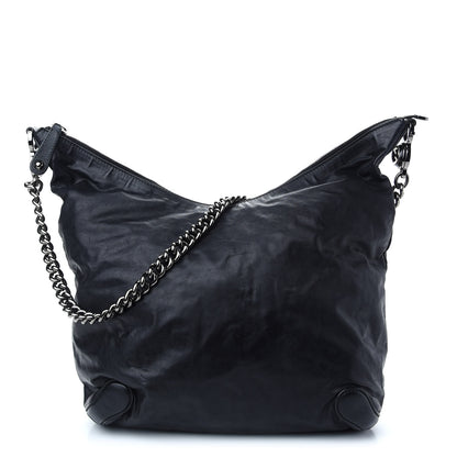 Gucci Calfskin Galaxy Hobo Black 1 of 9