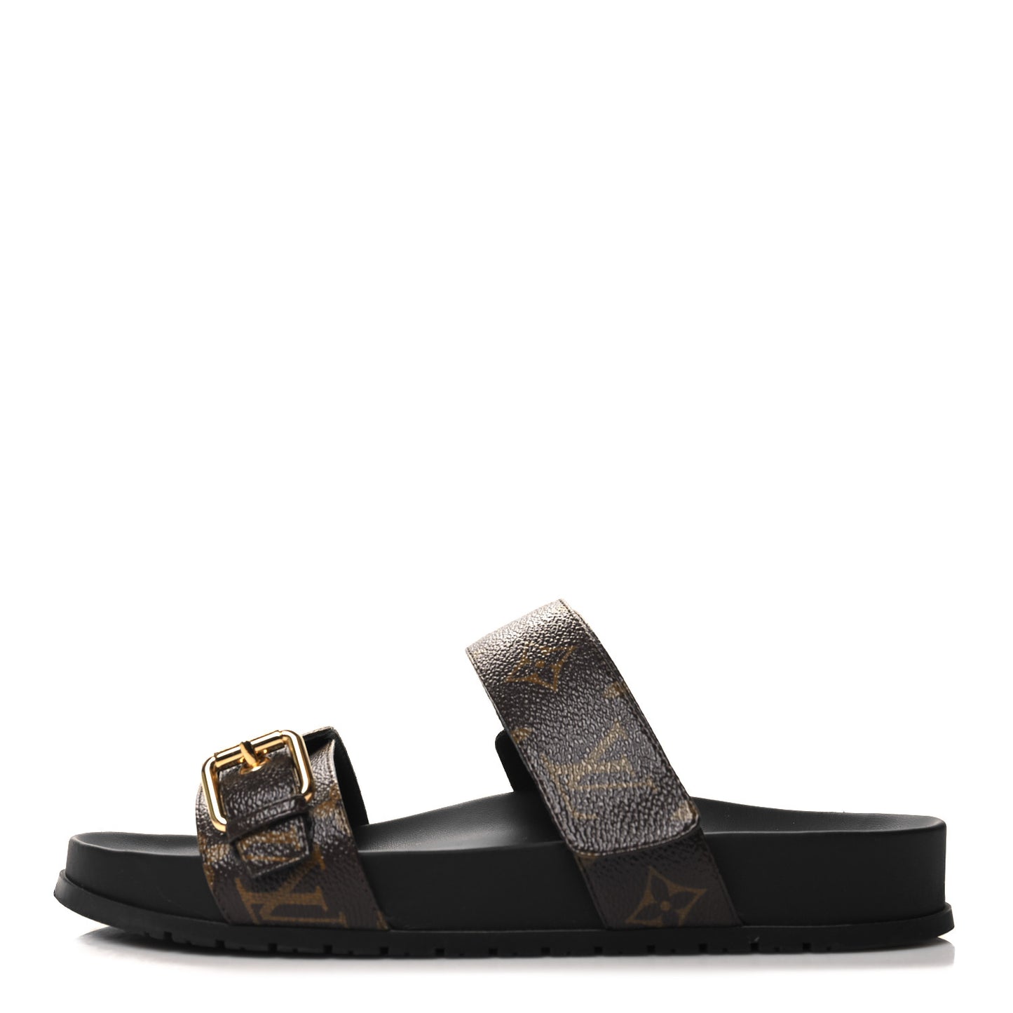 Monogram Bom Dia Mule Sandals 40 Black