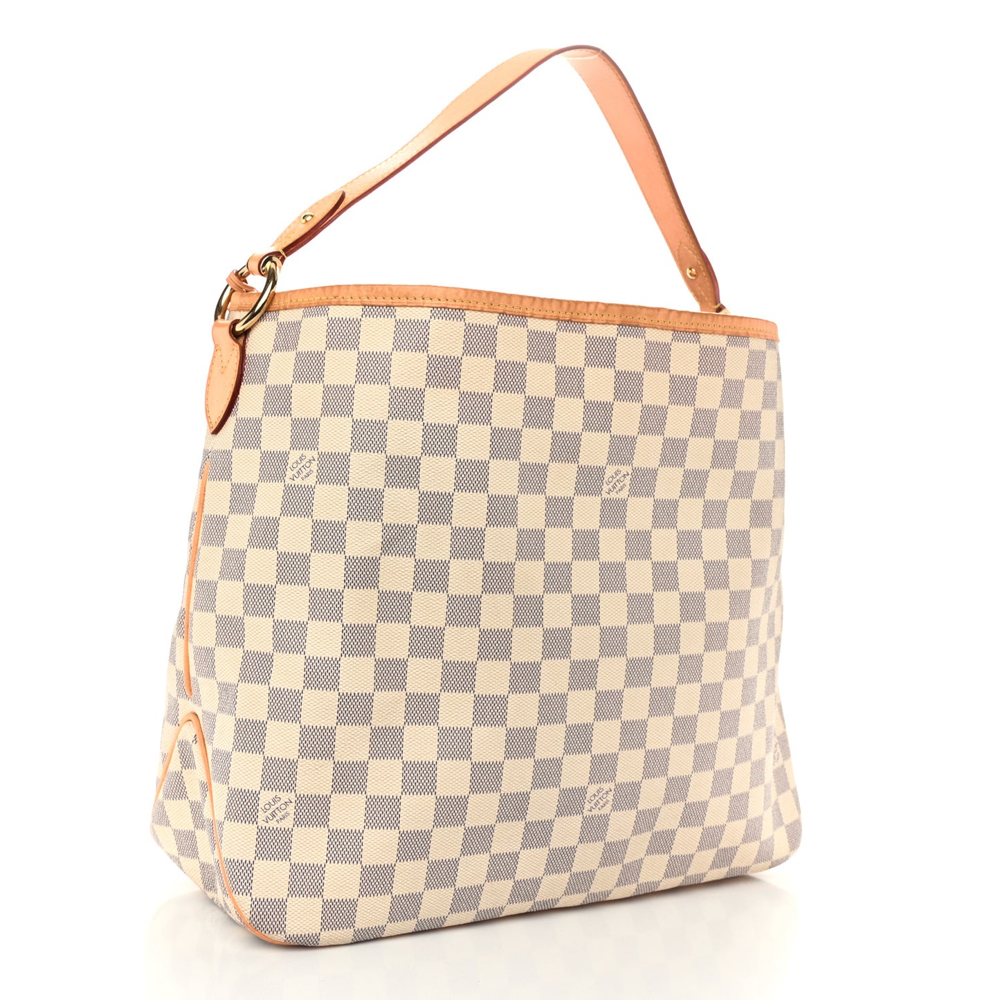 Damier Azur Delightful MM Rose Ballerine