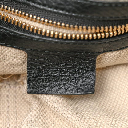 Gucci Pebbled Calfskin Medium Soho Chain Shoulder Bag Black 6 of 11