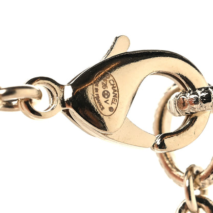 Chanel Pearl CC 100th Anniversary Necklace Light Gold 4 of 5
