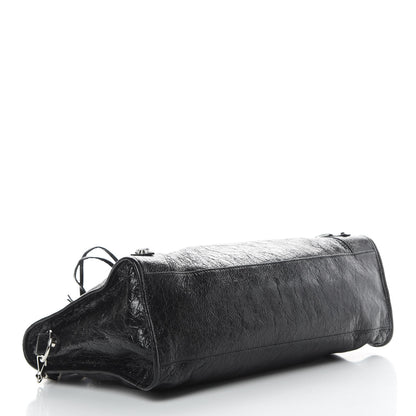 Balenciaga Agneau Classic Silver Hardware City Black 4 of 10