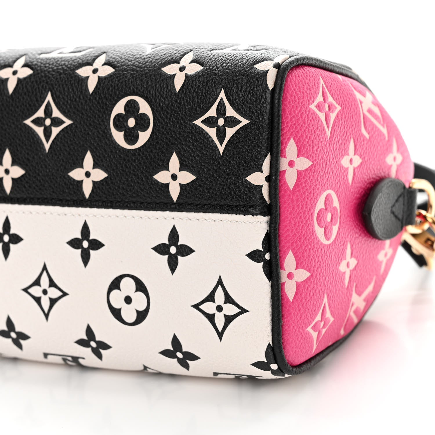 Louis Vuitton Empreinte Monogram Spring in the City Speedy Bandouliere 20 Black White Pink 9 of 9