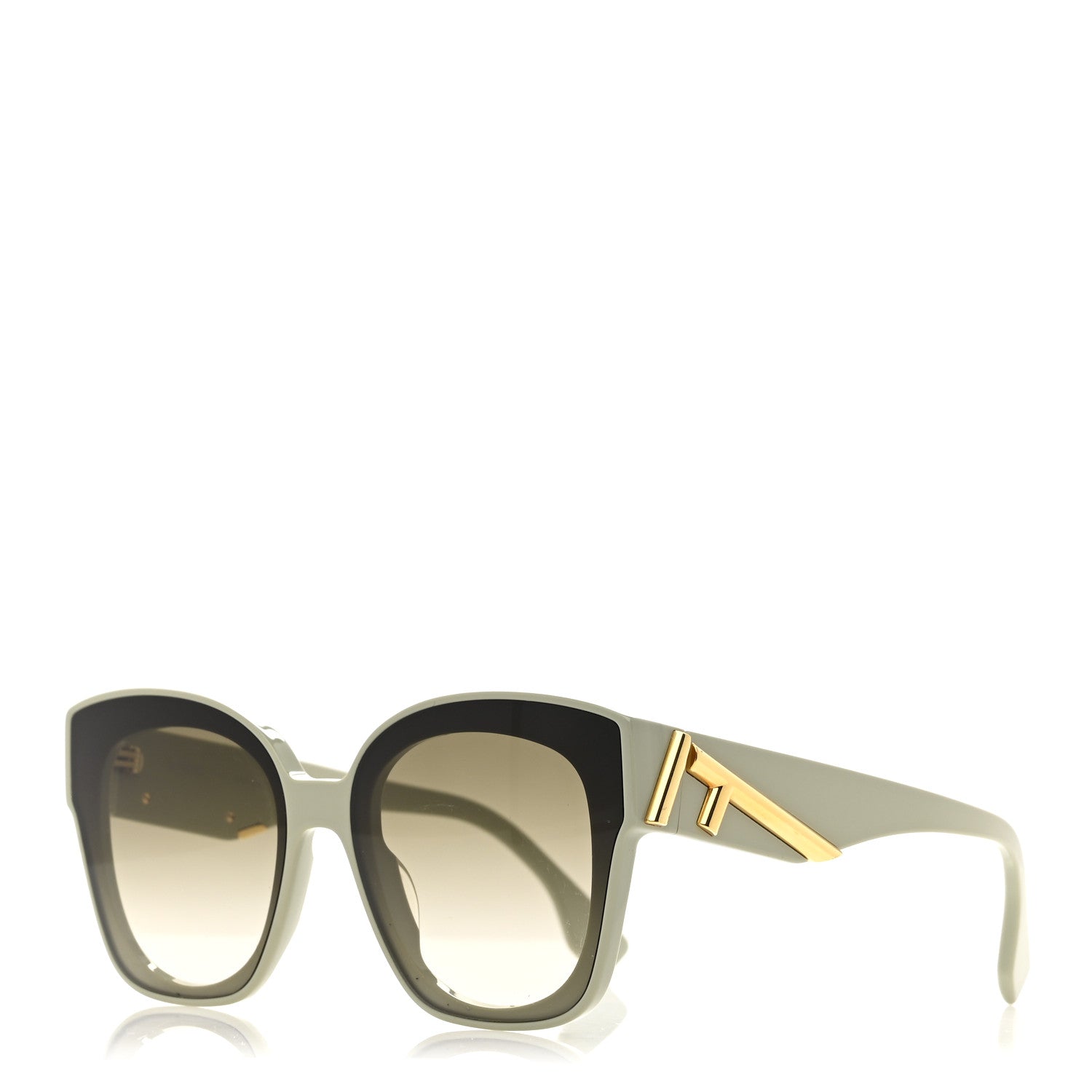 Fendi Acetate Sunglasses FE40098I Light Green 1 of 7