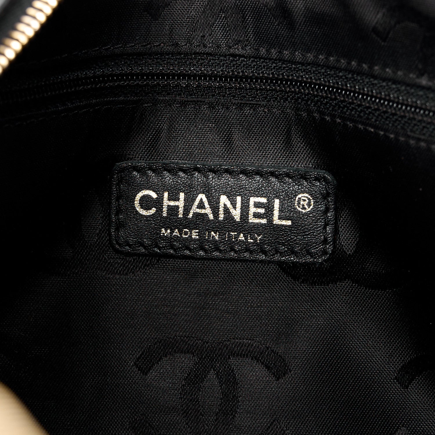 Chanel Calfskin Contrast Stitch Surpique Bowler Black 7 of 12