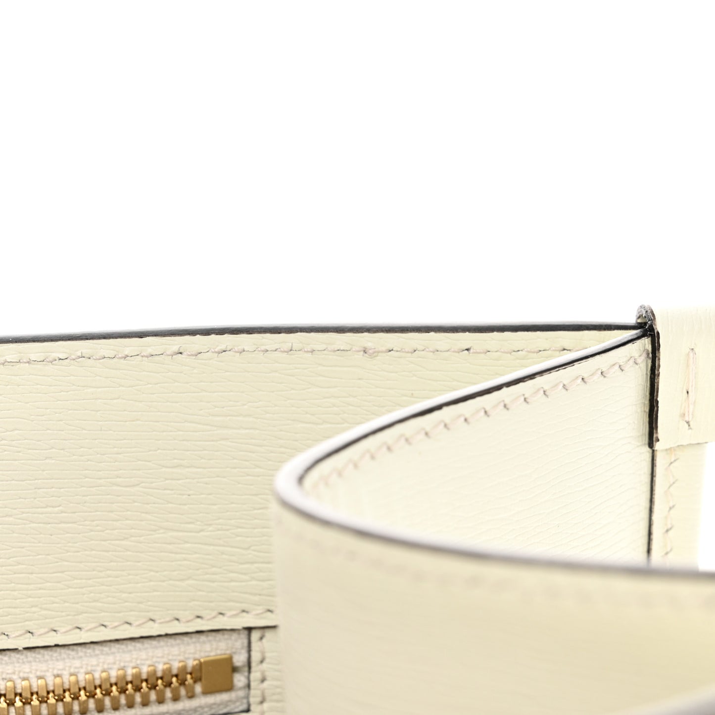 New Shangai Calfskin Tiger Savanah Textured Calfskin Medium Tote Chalky White Multicolor