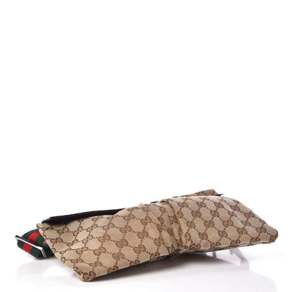 Gucci Monogram Web Belt Bag Dark Brown 4 of 8