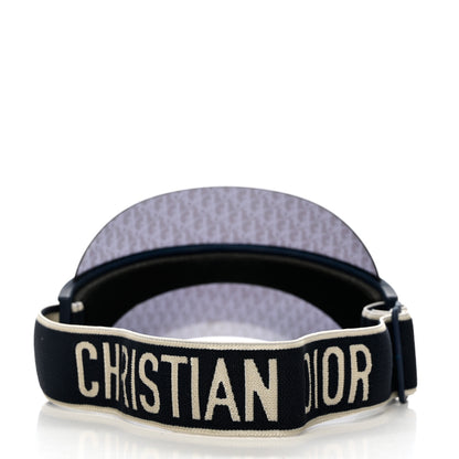Christian Dior Oblique DiorClub V1U Sun Visor Blue 4 of 8