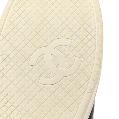 Chanel Calfskin CC Womens Sneakers 40.5 Black 8 of 12