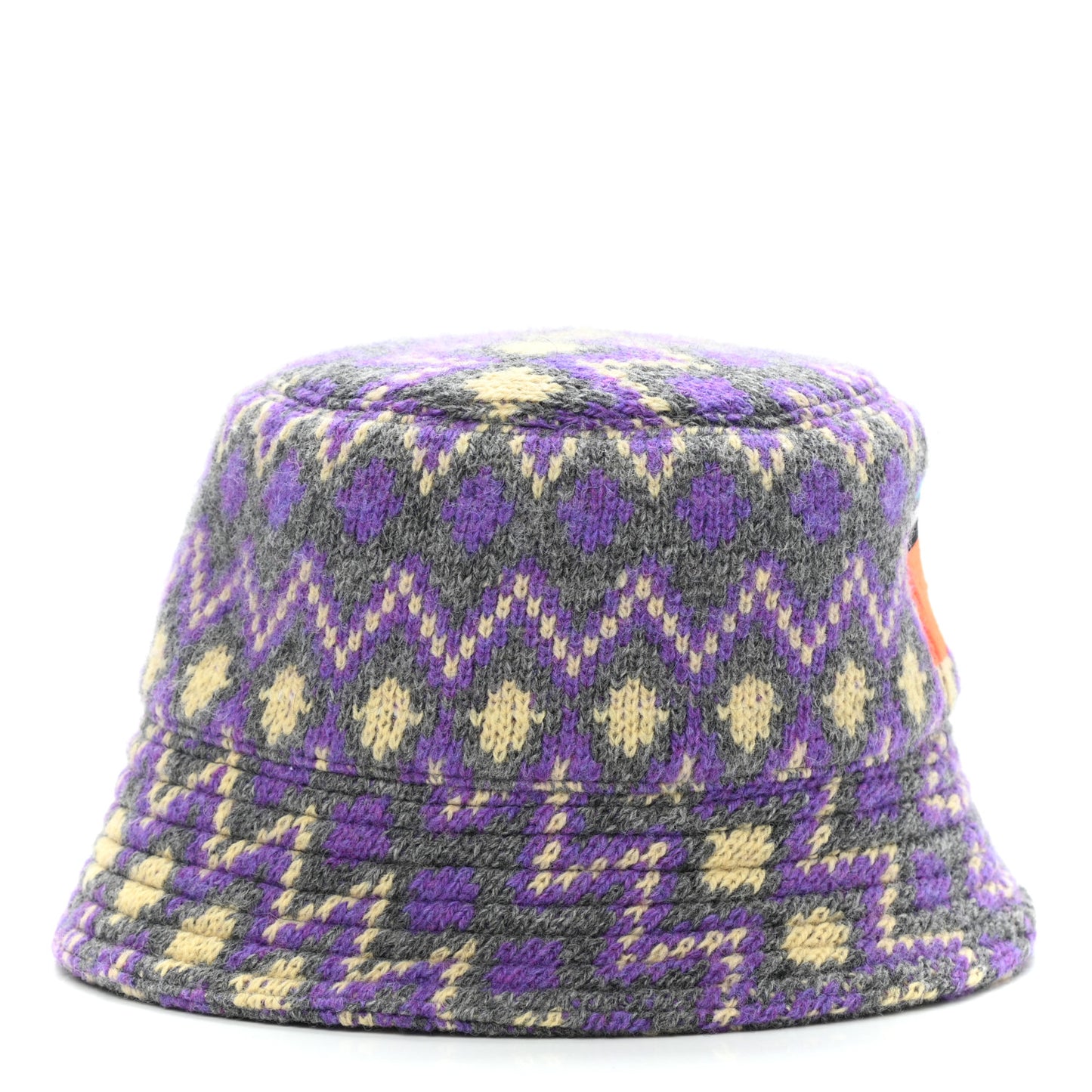 Shetland Chevron Racing Logo Womens Bucket Hat S Grigio