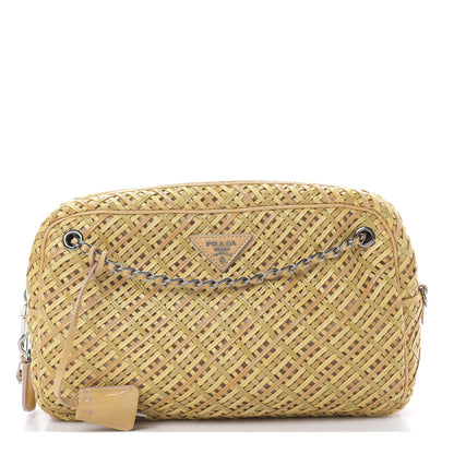 Prada Vernice Madras Camera Bag Quarzo 1 of 13