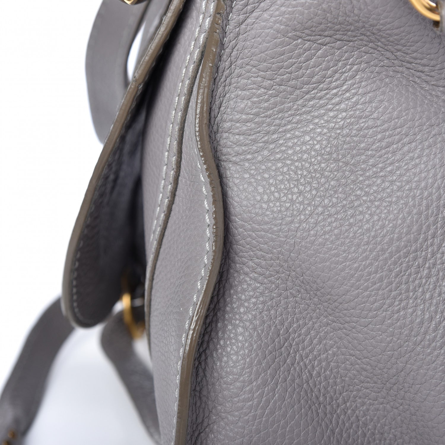 Chloe Calfskin Medium Marcie Satchel Cashmere Grey 12 of 14