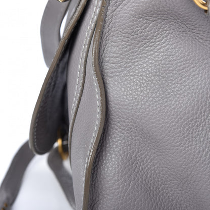 Chloe Calfskin Medium Marcie Satchel Cashmere Grey 12 of 14