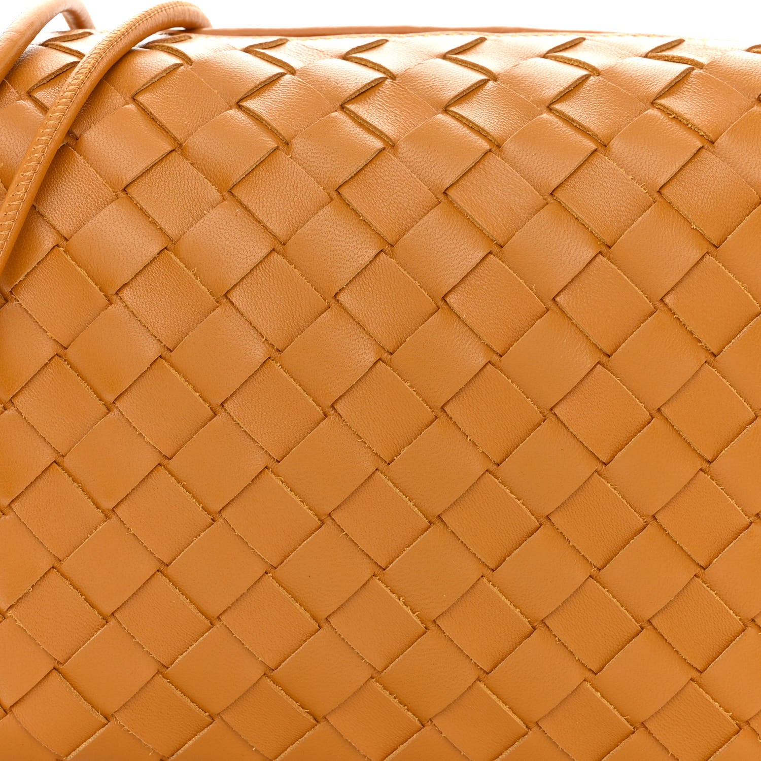 Bottega Veneta Nappa Intrecciato Small Loop Camera Bag Camel 7 of 9