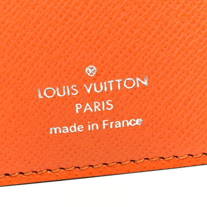 Louis Vuitton Damier Graphite Giant Pocket Organizer Orange 6 of 6