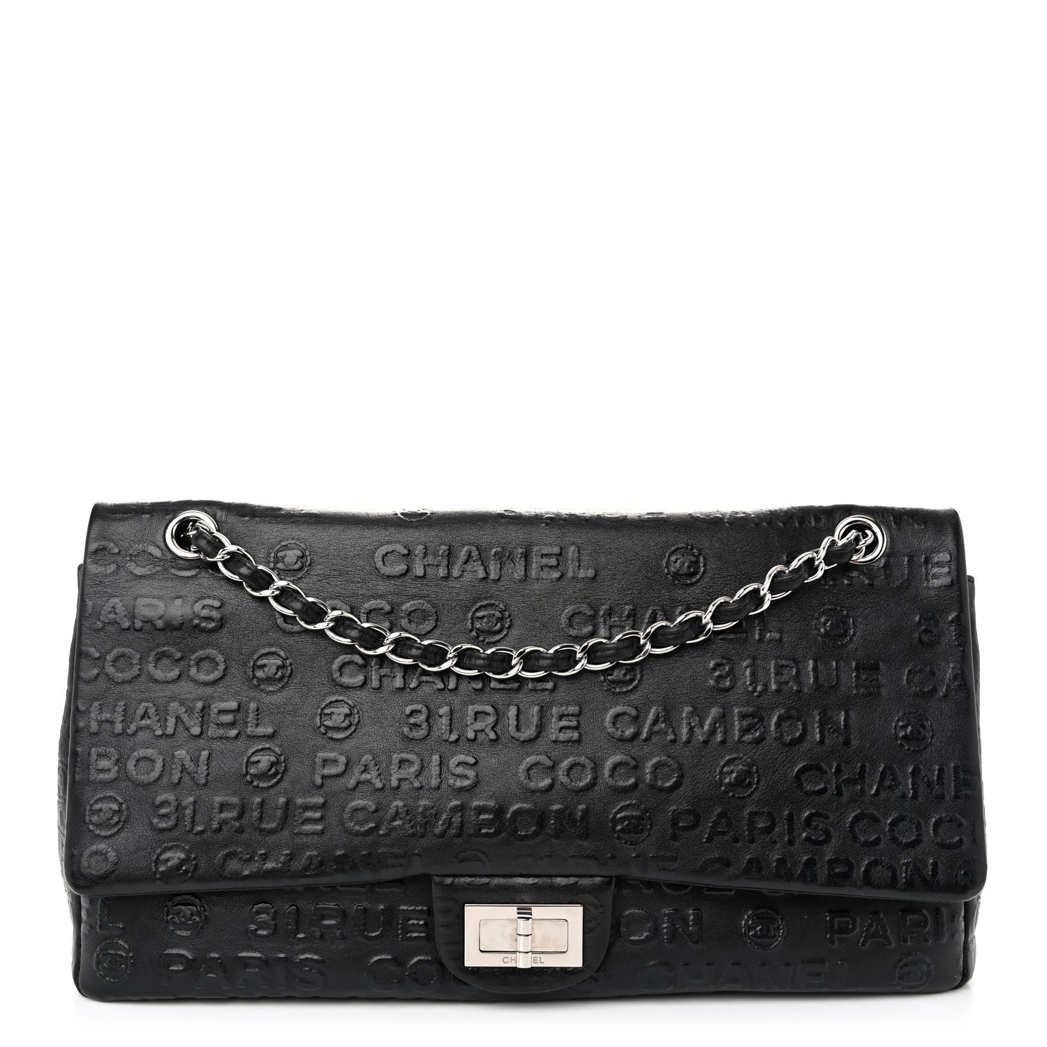Chanel Calfskin Unlimited Jumbo Double Flap Black 1 of 10