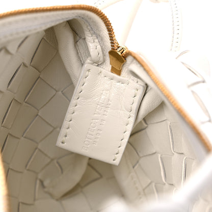 Bottega Veneta Nappa Intrecciato Metallic Knot Mini Loop Camera Bag Bone 6 of 8