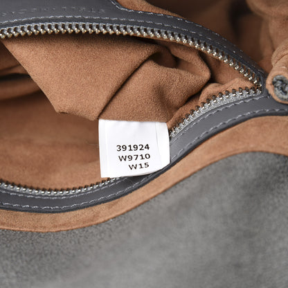 Stella McCartney Shaggy Deer Quilted Small Beckett Chain Shoulder Bag Grey 9 of 10