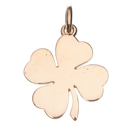 Tiffany 18K Yellow Gold Four Leaf Clover Charm 1 of 3