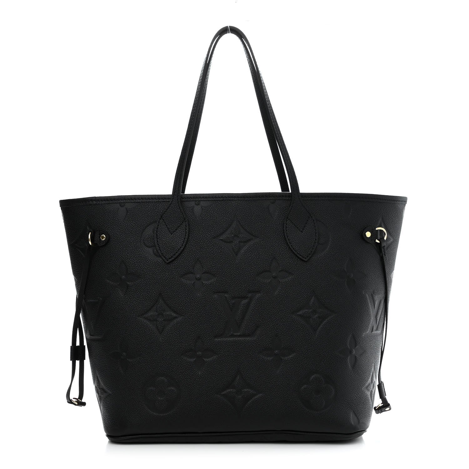 Louis Vuitton Empreinte Monogram Giant Neverfull MM Black 3 of 10