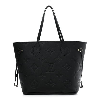 Louis Vuitton Empreinte Monogram Giant Neverfull MM Black 3 of 10