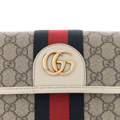 Gucci GG Supreme Monogram Web Small Ophidia Belt Bag 90 36 Beige Ebony White 8 of 13