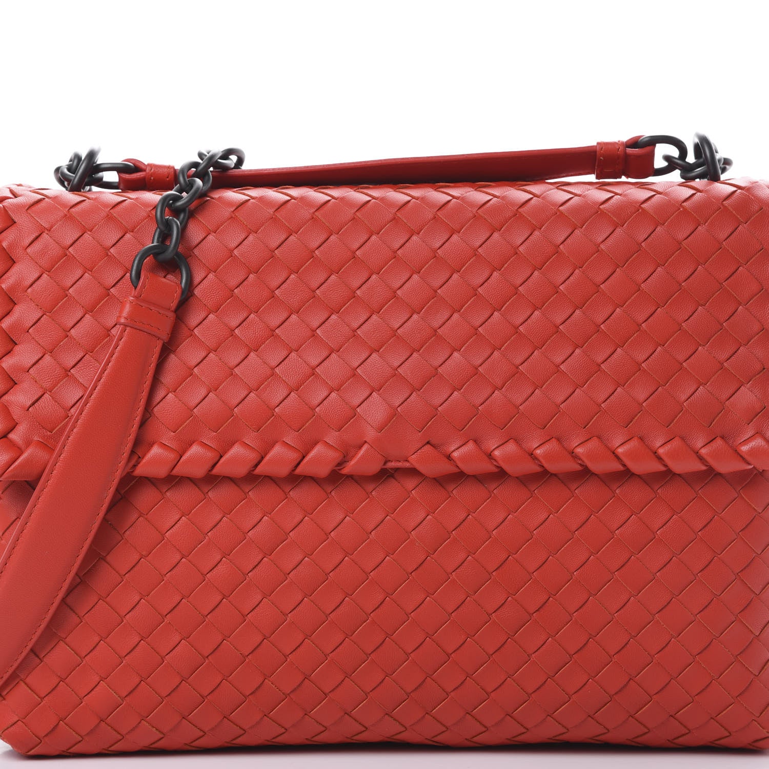 Bottega Veneta Nappa Intrecciato Large Olimpia Bag Fever 7 of 10