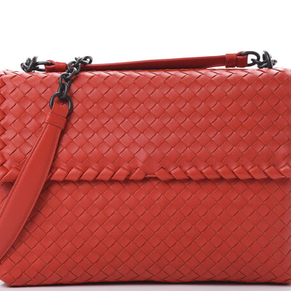 Bottega Veneta Nappa Intrecciato Large Olimpia Bag Fever 7 of 10