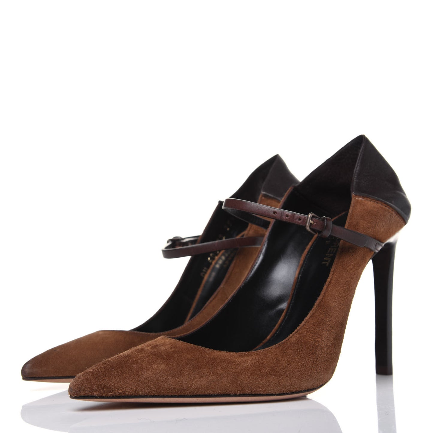 Suede Majorelle 105 Pumps 35.5 Moro Coffee